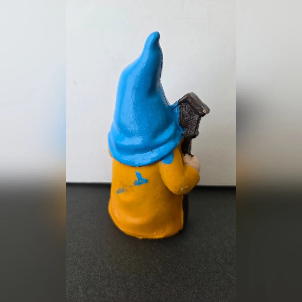 Gnome Figurine 5" Whimsical Forest Home Garden Kitchen Decor - Picture 4 of 10